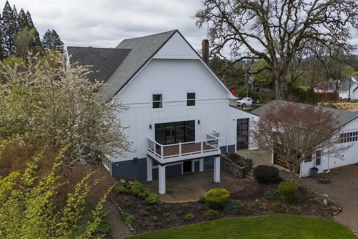 Historic view of the home's exterior