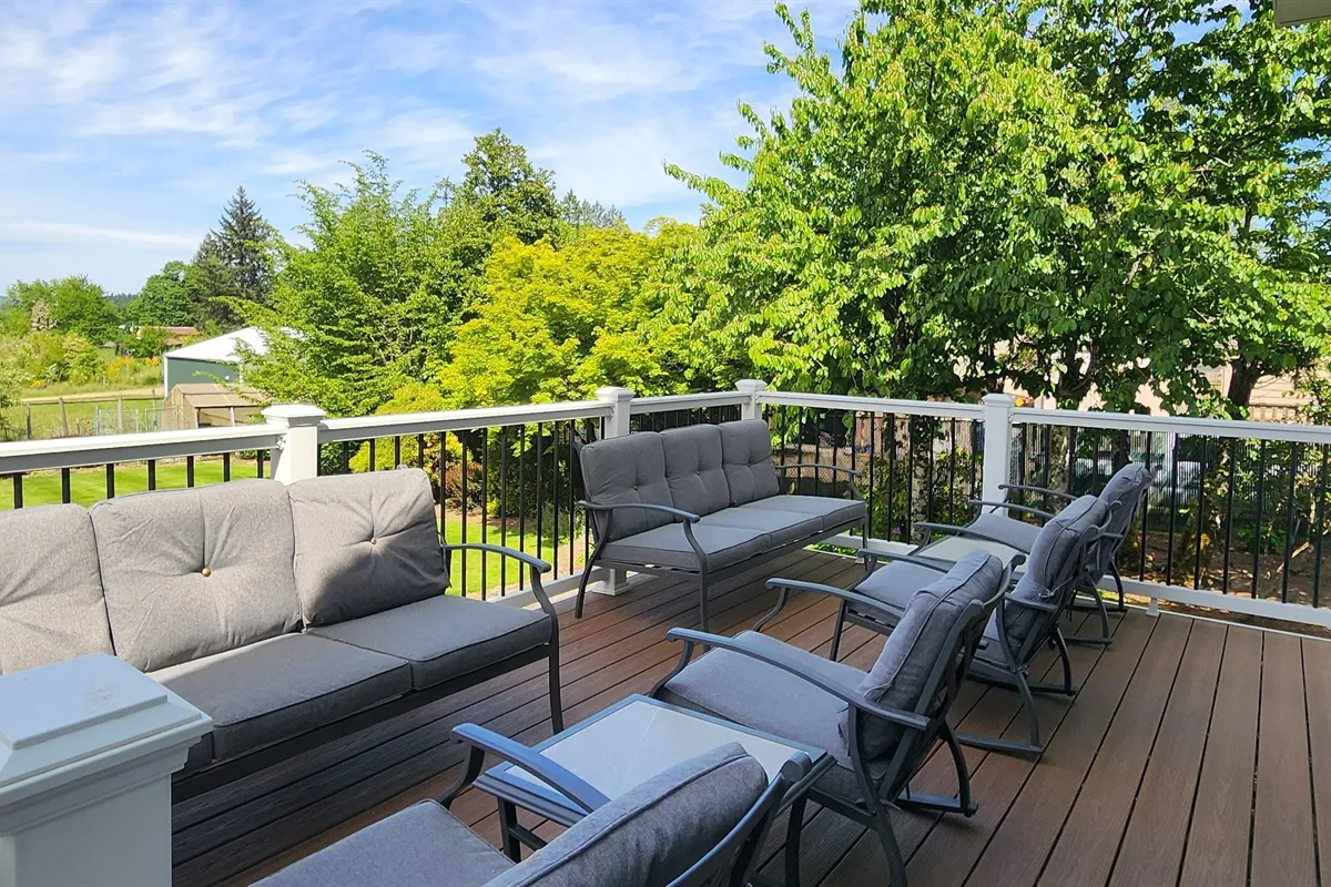 Beautiful view of the historic rental home